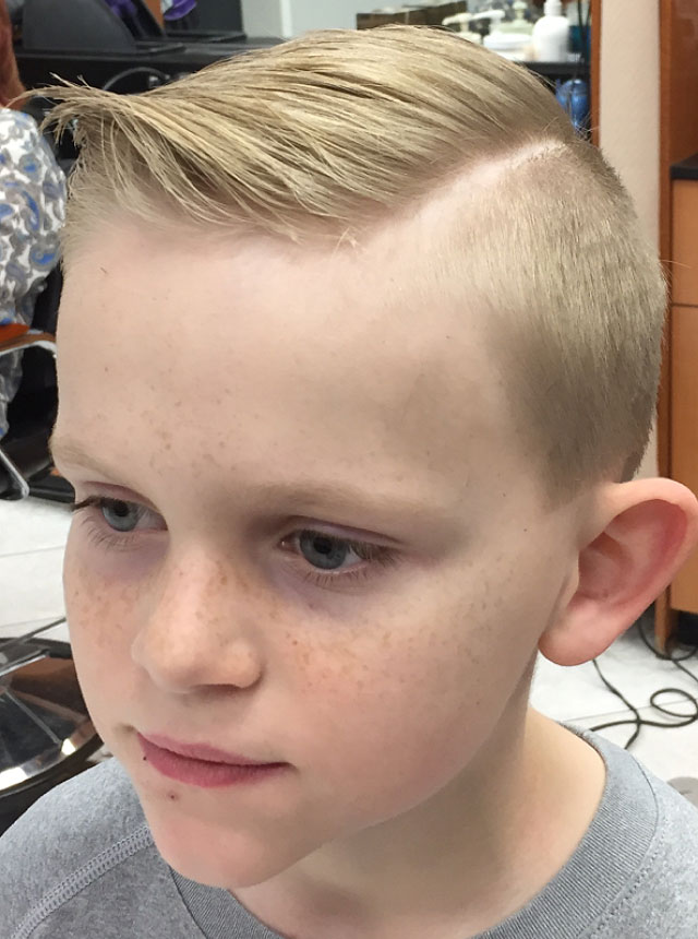 young boy haircut image from charlies kids salon